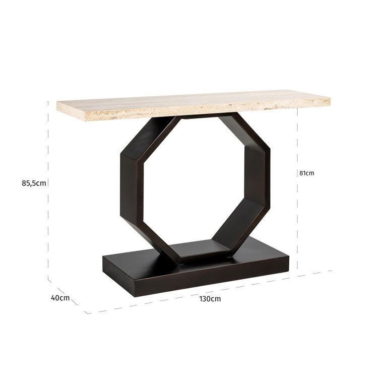 Console Table Avalon (Bronze) - FABULOUS HOME