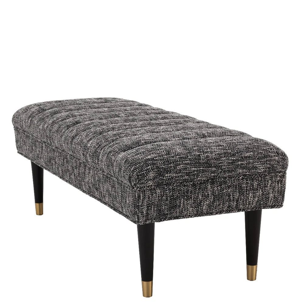 Bench Margot L - Black - FABULOUS HOME