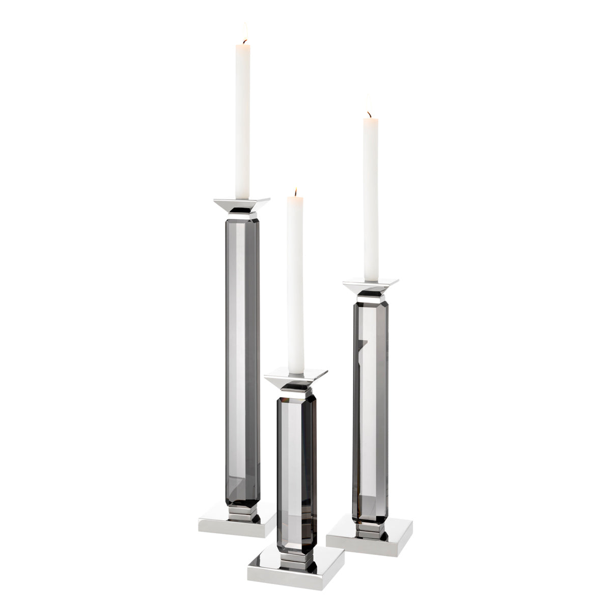 Candle Holder Livia set of 3 - FABULOUS HOME