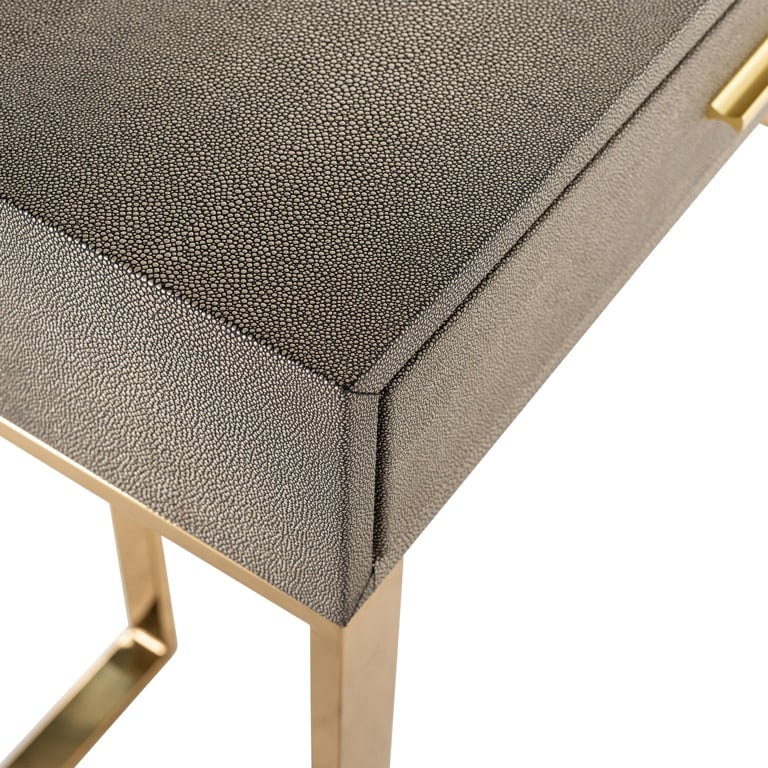 Console Marie-Lou 2-drawers (Gold) - FABULOUS HOME