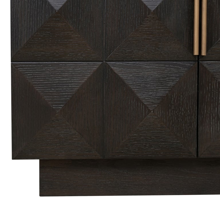 Sideboard Claremont 4-doors (Brown) - FABULOUS HOME