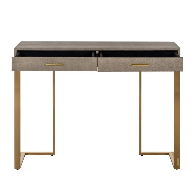 Console Marie-Lou 2-drawers (Gold) - FABULOUS HOME