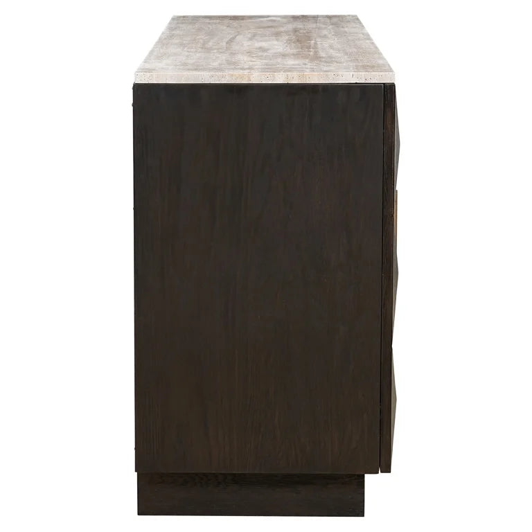 Sideboard Claremont 4-doors (Brown) - FABULOUS HOME
