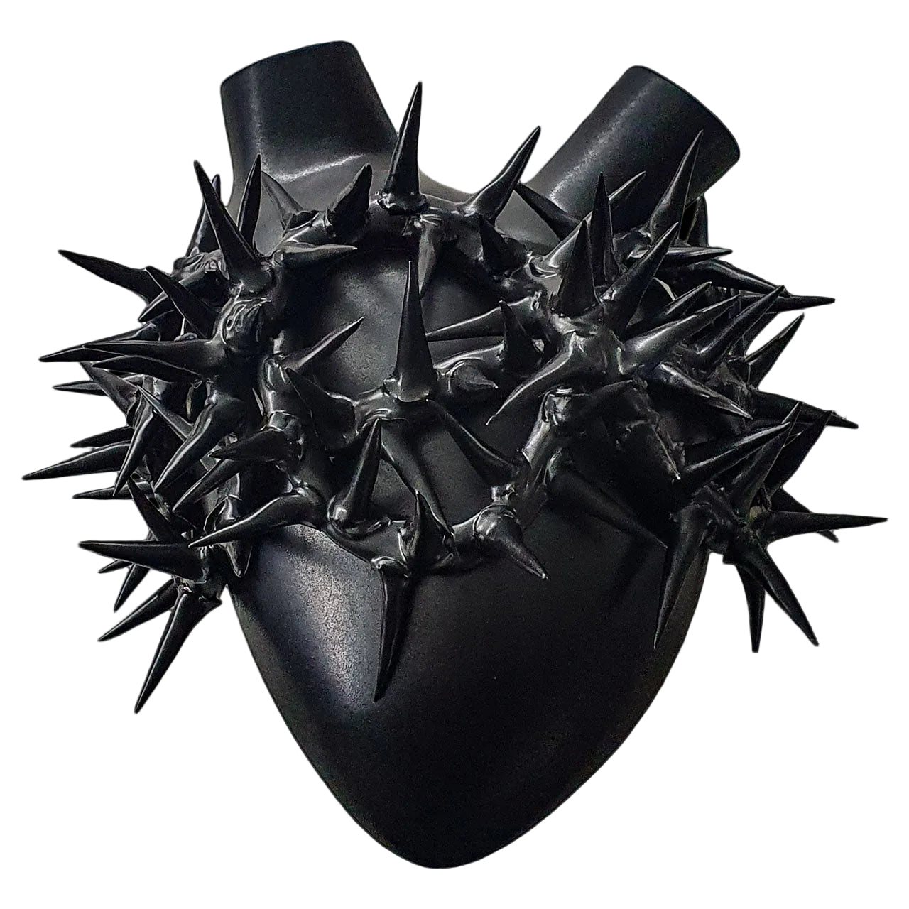 BLACK Porcelain Heart - FABULOUS HOME