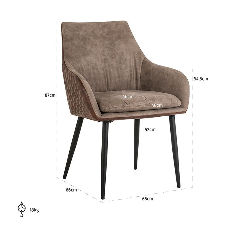 Chrissy Chair Dining Chair - FABULOUS HOME