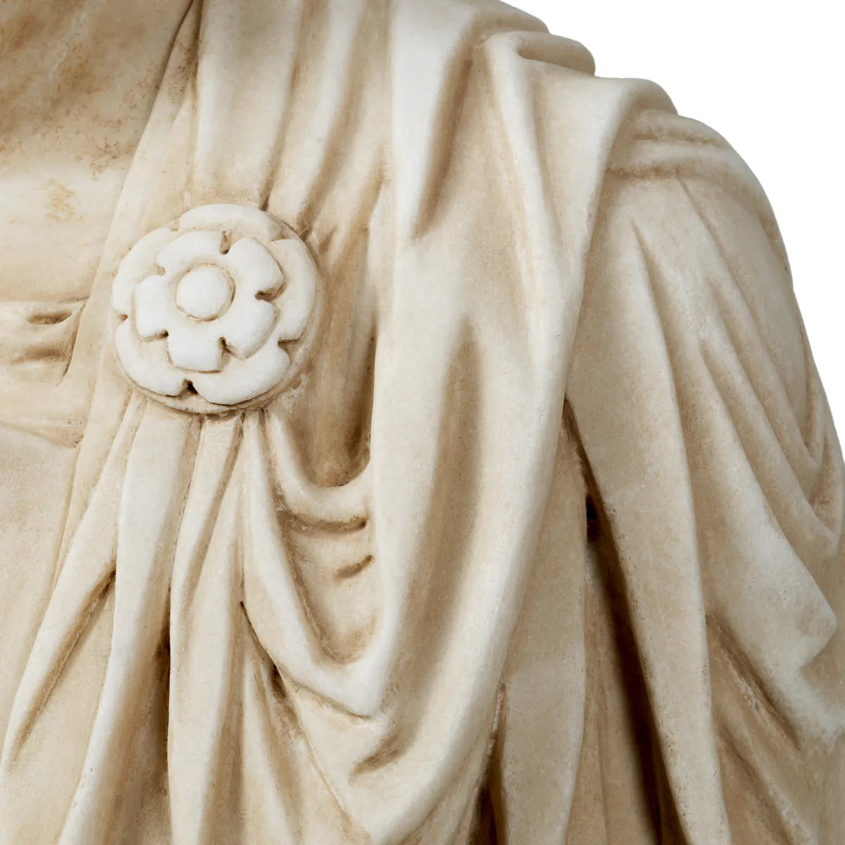 Solid Marble Bust of Julius Caesar - FABULOUS HOME