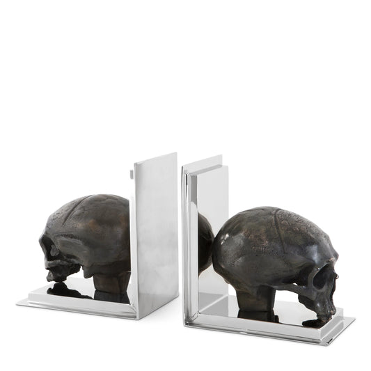 Bookend Skull set of 2