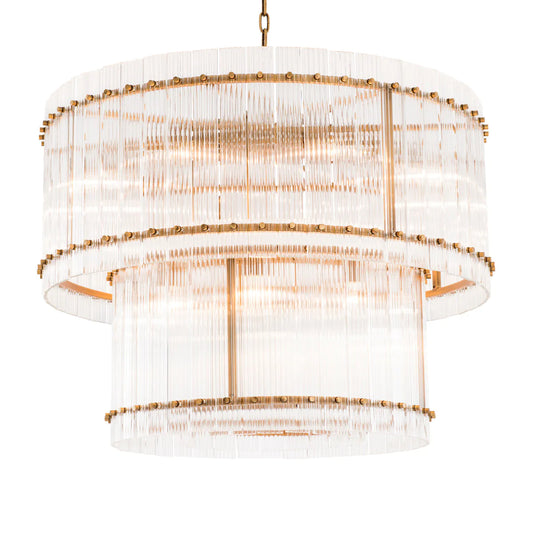 Chandelier Ruby L Brass