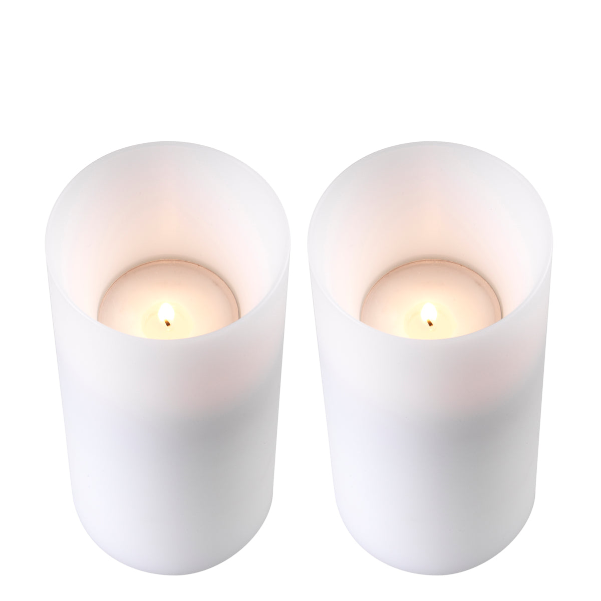 Artificial Candle deep set of 2