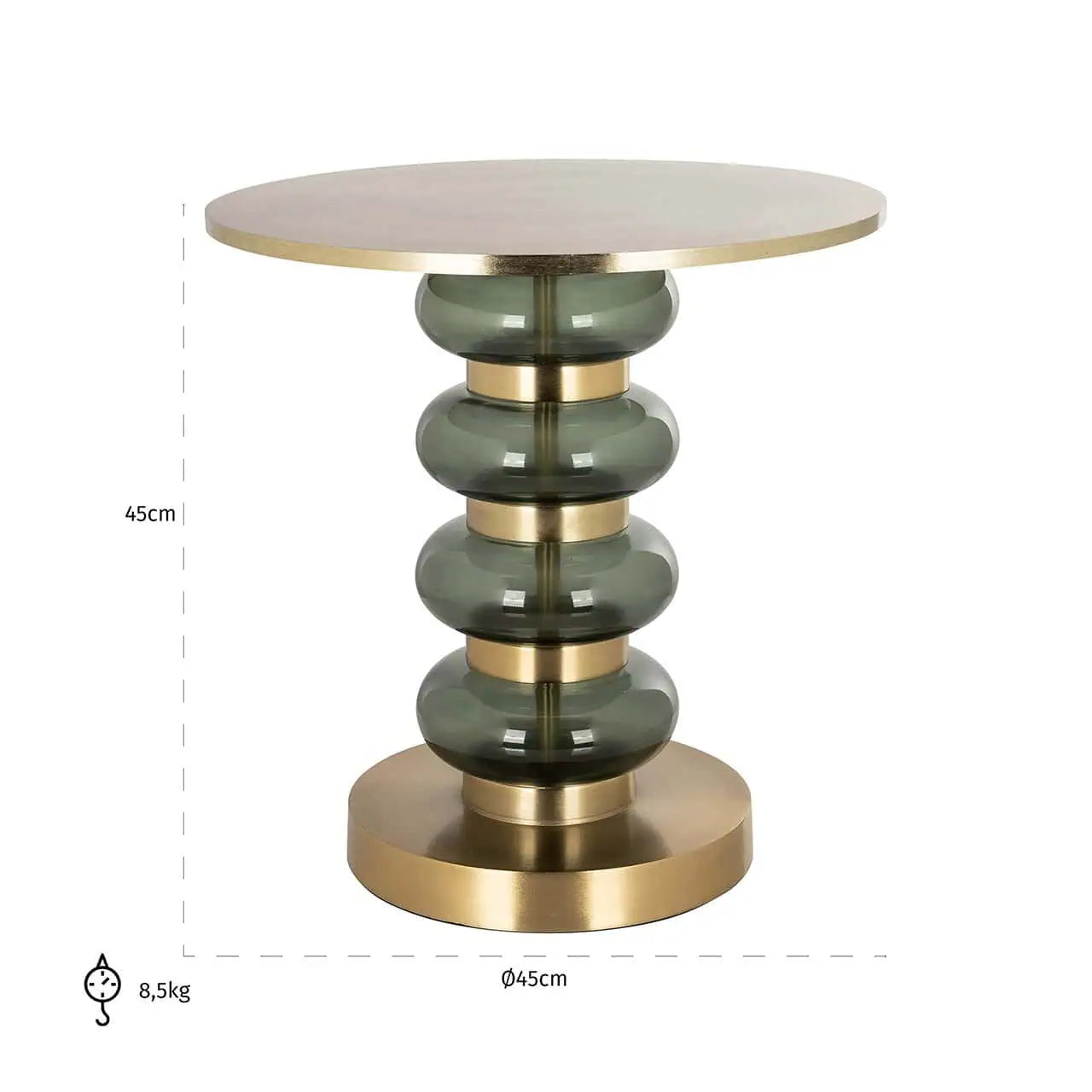 Side table Dalina green